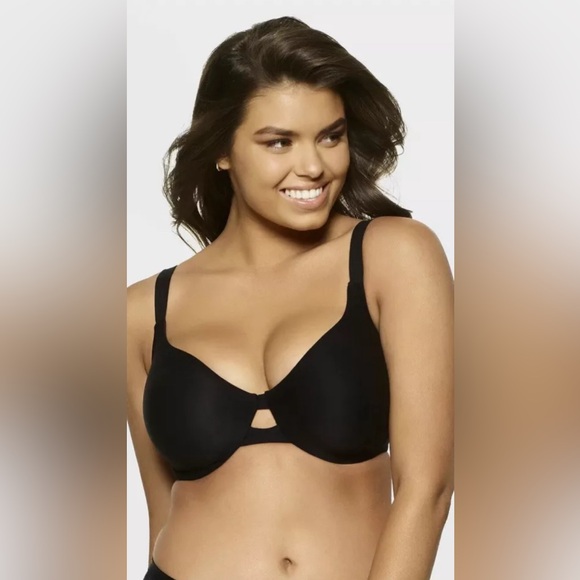 Paramour Women's Sensational Unlined Seamless Bra - Black 32C - Picture 1 of 6